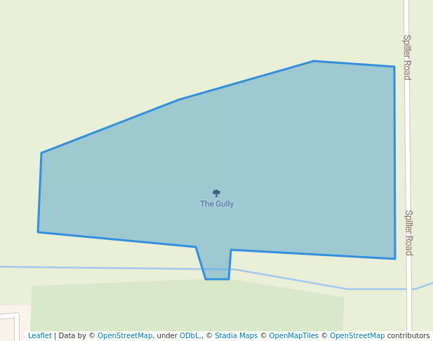 walking in The Gully map in Fort Fraser