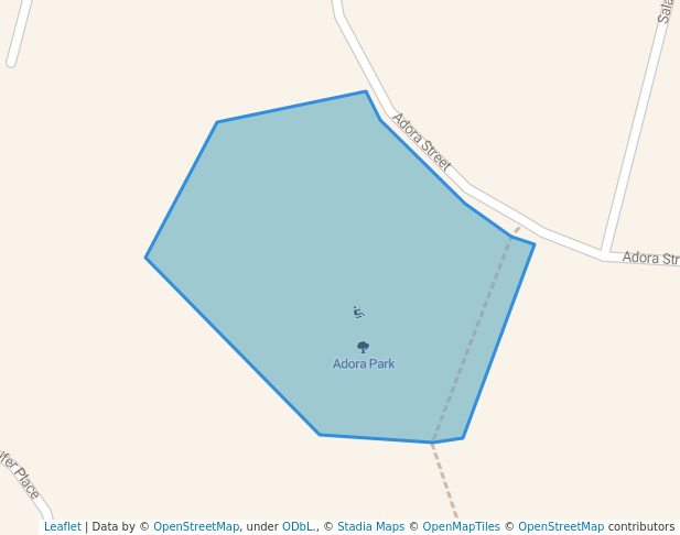 Adora Park In Alexander Heights Map And Routes