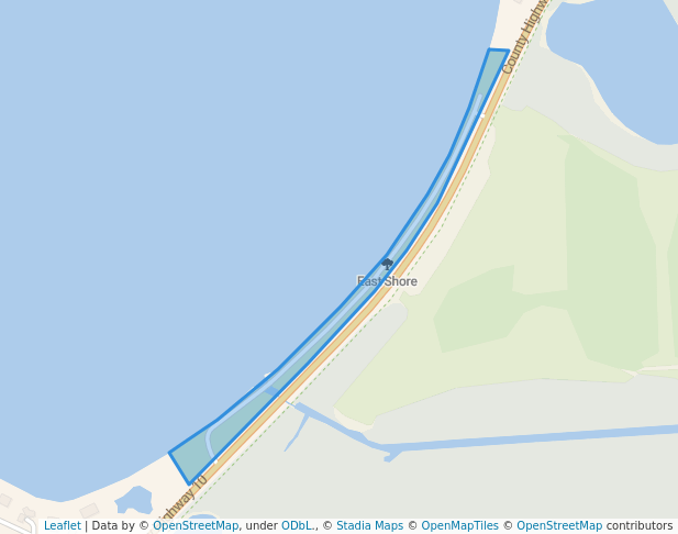 walking in East Shore map in Mentor