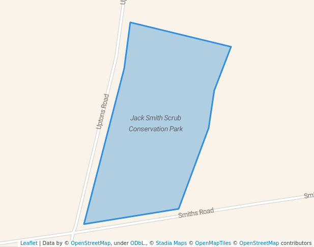 walking in Jack Smith Scrub Conservation Park map in Byee