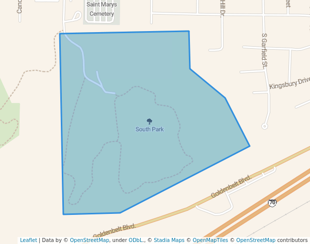 walking in South Park map in Junction City