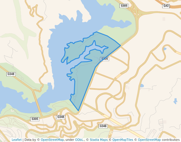 walking in 白鹭公园 Egret Park map in Chongqing
