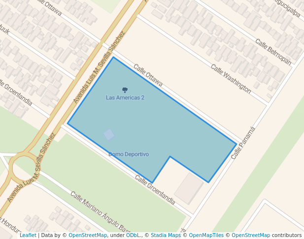 walking in Las Americas 2 map in Chetumal