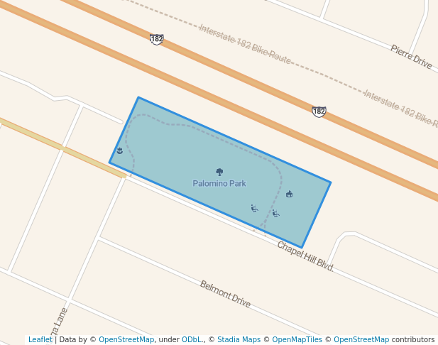 walking in Palomino Park map in Pasco