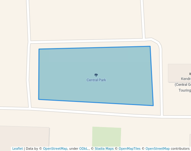 walking in Central Park map in Varanasi