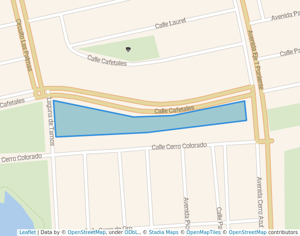 walking in Parque del Coyol map in Veracruz