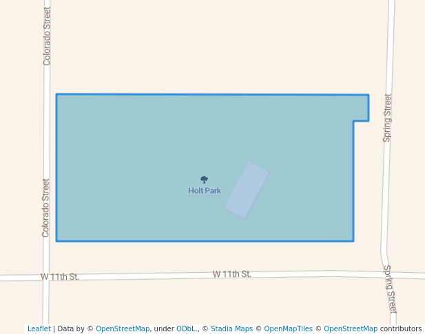 walking in Holt Park map in Ellsworth