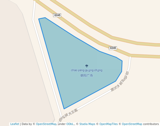 walking in 朝阳广场 map in Cheng Du Shi