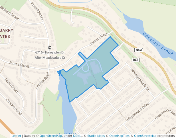 walking in Beechville Lakeside Timberlea School Park map in Timberlea