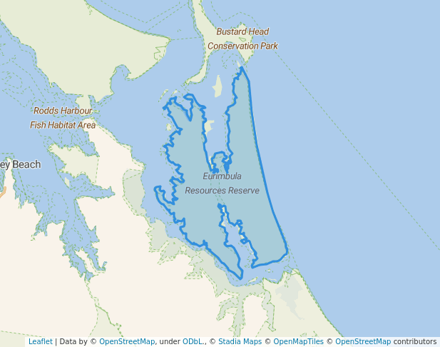 walking in Eurimbula Resources Reserve map in Colosseum