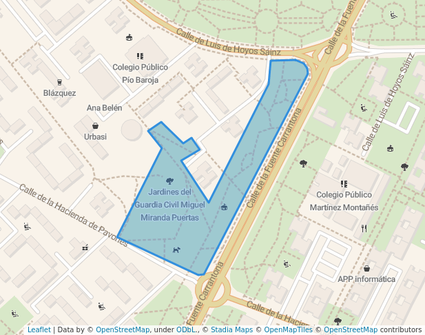 Jardines del Guardia Civil Miguel Miranda Puertas