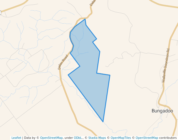 walking in Bullyard Conservation Park map in Lake Monduran