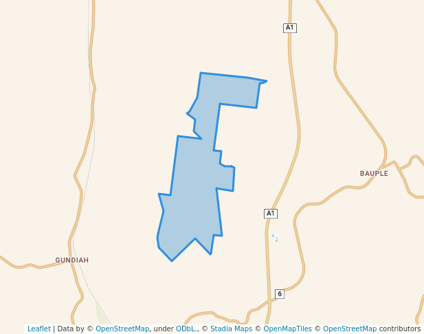 walking in Mount Bauple National Park (Scientific) map in Tuan