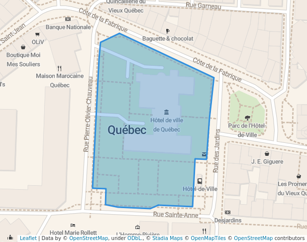 Jardins de l'hôtel de ville