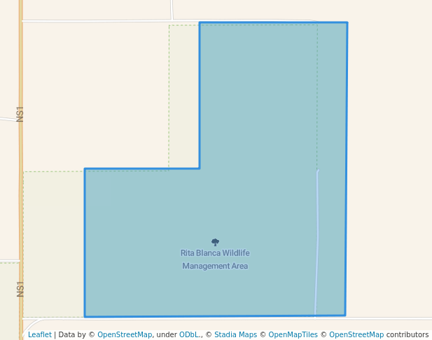 Rita Blanca Wildlife Management Area in Felt | Map and Routes