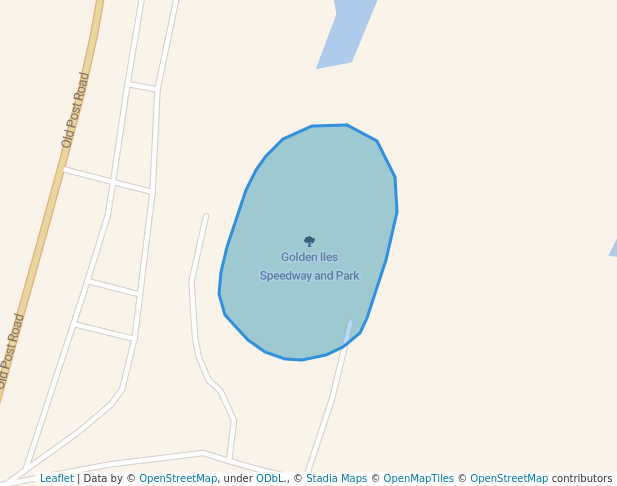 walking in Golden Iles Speedway and Park map in Hortense