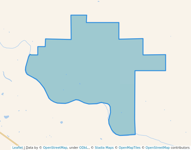 walking in Sandhills Wildlife Management Area map in Cleo Springs