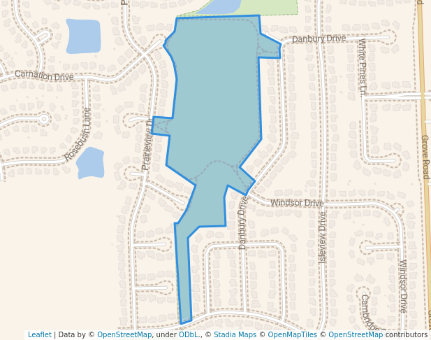 walking in Morgan Creek Prairie and Wetland map in Oswego