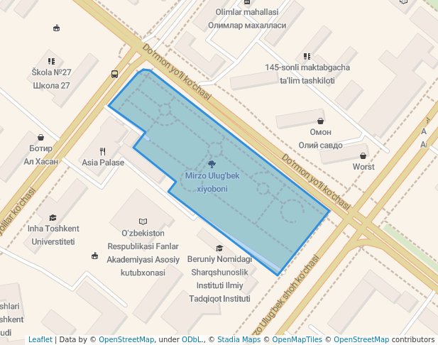 Mirzo Ulug'bek xiyoboni