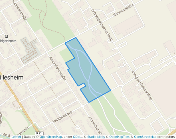 walking in Grüngürtel Großbüllesheim map in Euskirchen