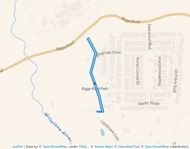Biggs Road Park in Nanaimo | Map and Routes