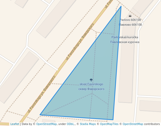 сквер Фаворского