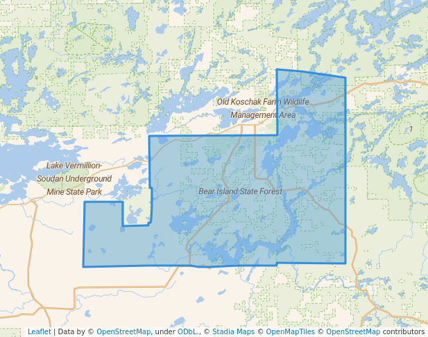 Bear Island State Forest