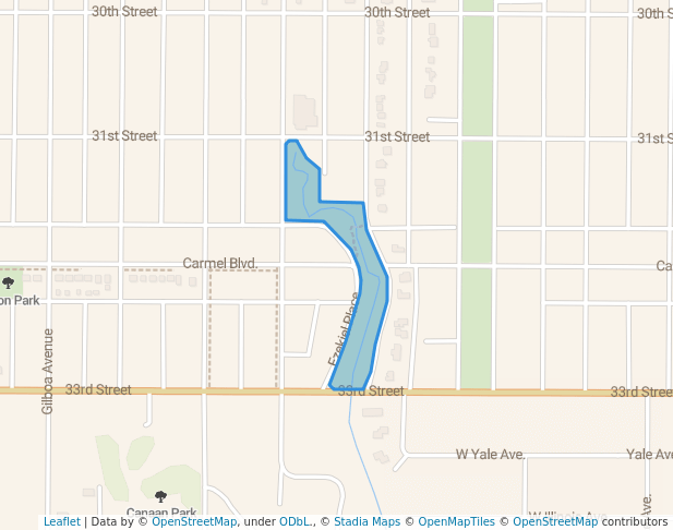 walking in Sharon Park map in Zion