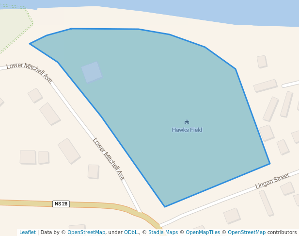 walking in Margaret Boone Memorial Park map in Dominion