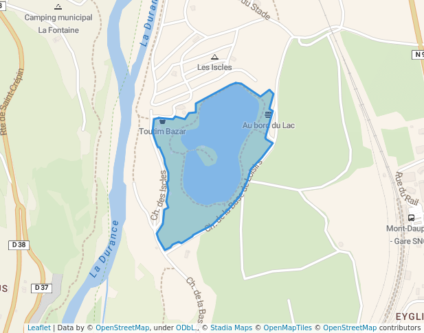 Base de loisirs d'Eygliers