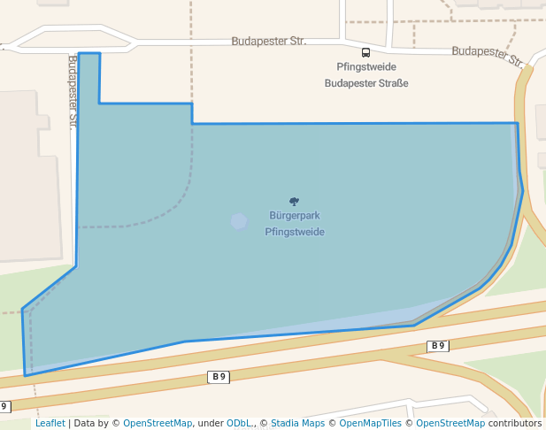 walking in Bürgerpark Pfingstweide map in Ludwigshafen am Rhein