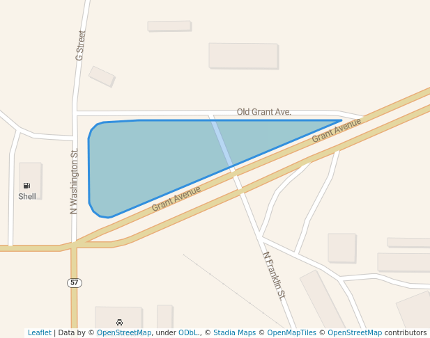 walking in Montgomery Plaza map in Junction City