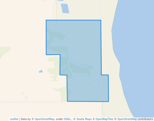 walking in Kansas Landscape Arboretum map in Wakefield