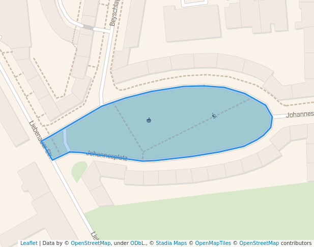 walking in Johannesplatz map in Halle (Saale)