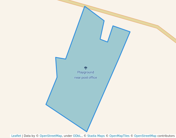 walking in Playground near post office map in Malandighi