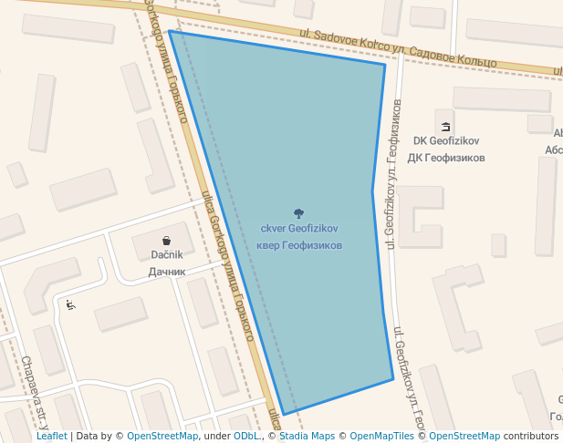 cквер Геофизиков