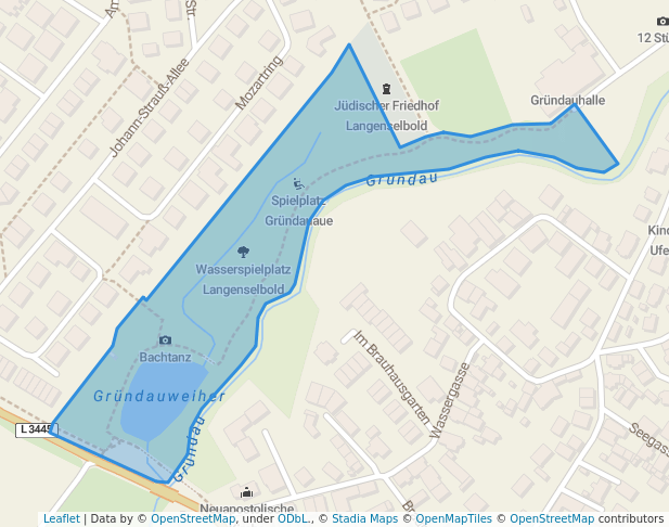 walking in Wasserspielplatz Langenselbold map in Langenselbold