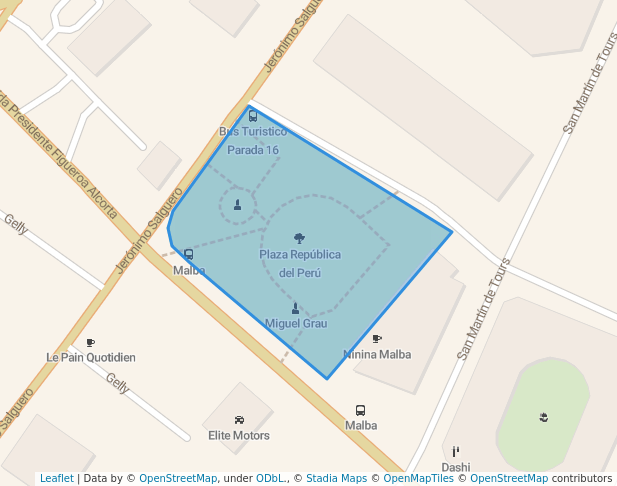 Plaza República del Perú