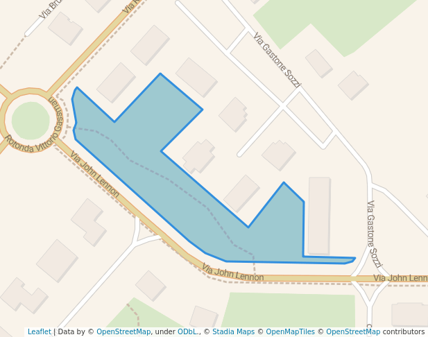 walking in Parco Hugo Pratt map in Rimini