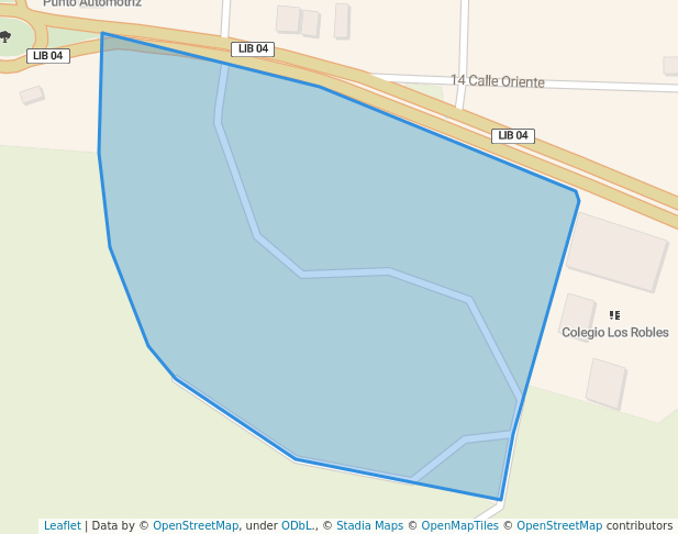 walking in Terra Verde map in Santa Tecla