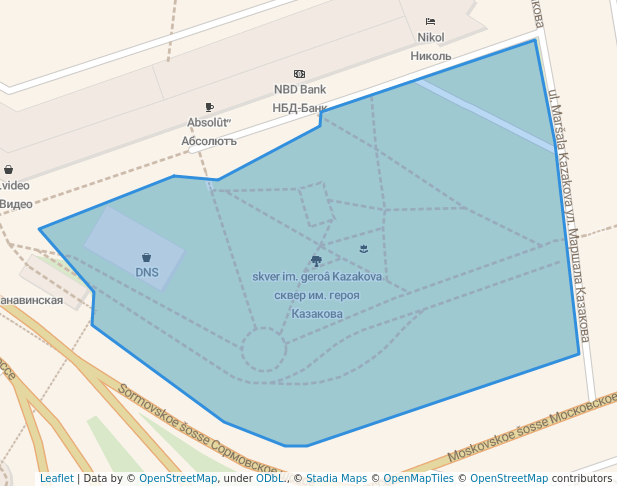 сквер им. героя Казакова