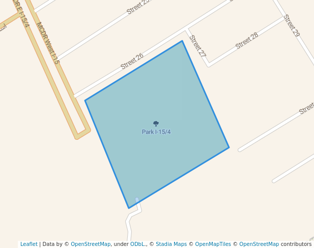 walking in Park I-15/4 map in Islamabad