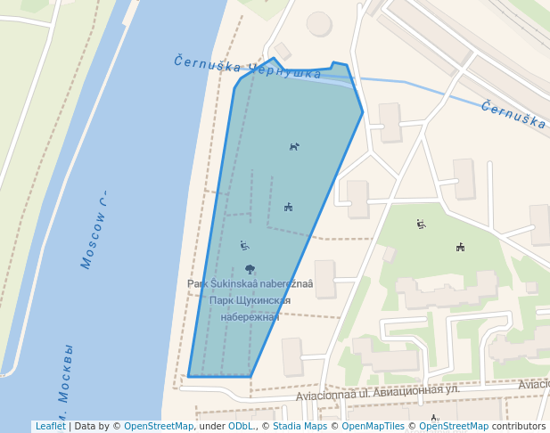 Парк Щукинская набережная