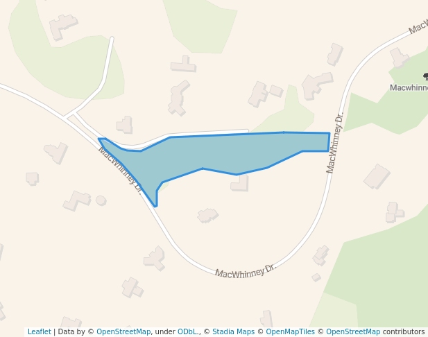 walking in Macwhinney Reserve map in Drury