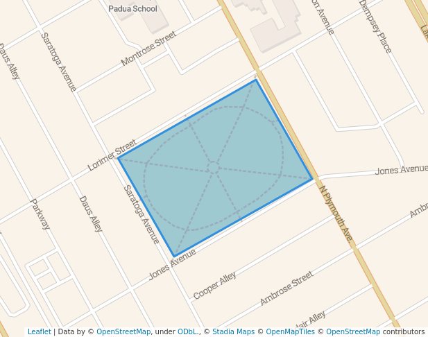Jones Square Park in Rochester | Map and Routes