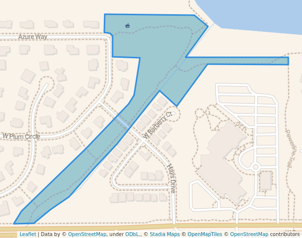 walking in Annette Brand Park map in Louisville