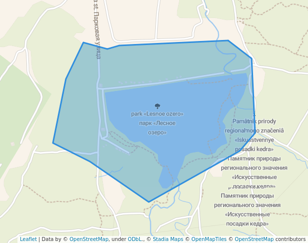 парк "Лесное озеро"