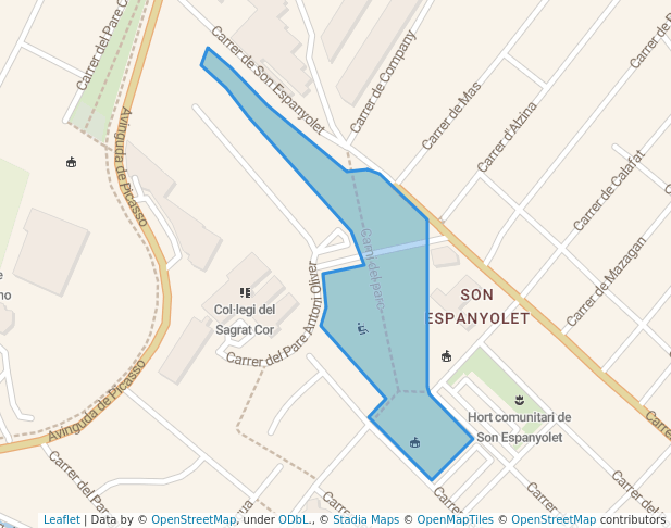 parc de convivència del Sagrat Cor