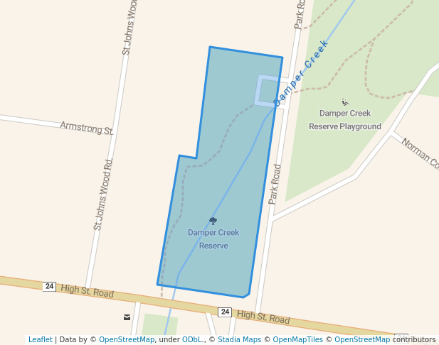 Damper Creek Reserve