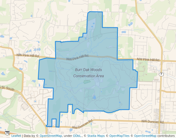 Burr Oak Woods Conservation Area